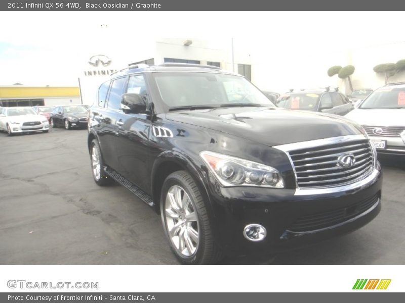Black Obsidian / Graphite 2011 Infiniti QX 56 4WD