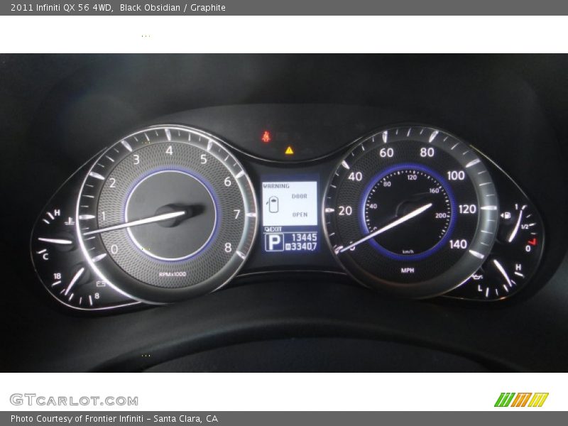 Black Obsidian / Graphite 2011 Infiniti QX 56 4WD