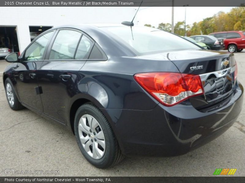 Blue Ray Metallic / Jet Black/Medium Titanium 2015 Chevrolet Cruze LS