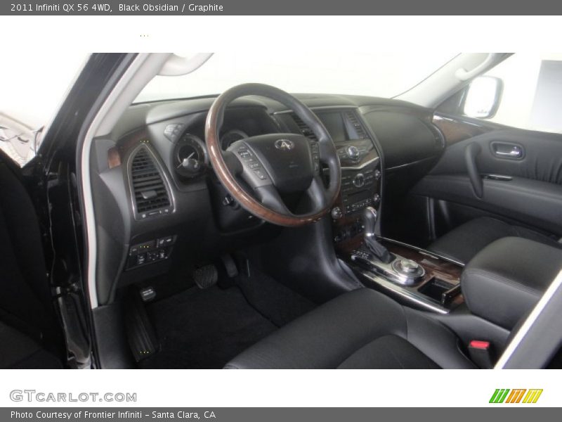 Black Obsidian / Graphite 2011 Infiniti QX 56 4WD