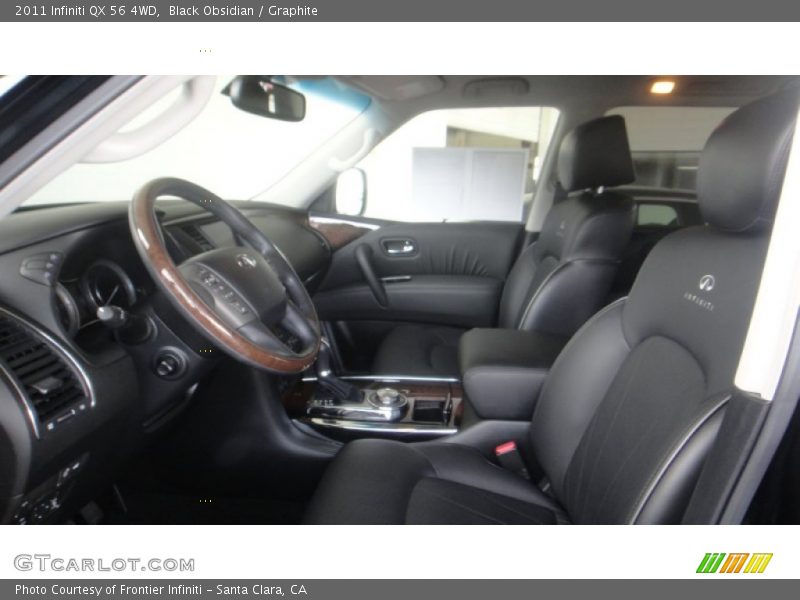Black Obsidian / Graphite 2011 Infiniti QX 56 4WD