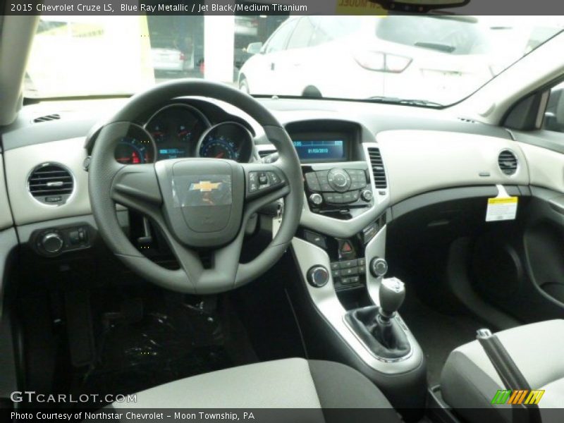 Blue Ray Metallic / Jet Black/Medium Titanium 2015 Chevrolet Cruze LS