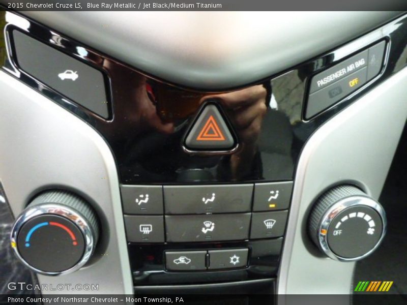 Blue Ray Metallic / Jet Black/Medium Titanium 2015 Chevrolet Cruze LS