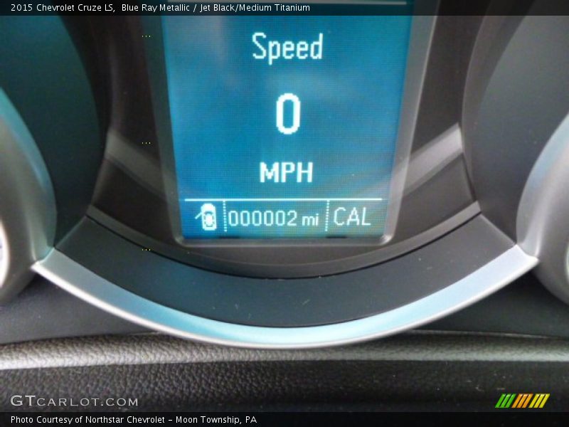 Blue Ray Metallic / Jet Black/Medium Titanium 2015 Chevrolet Cruze LS