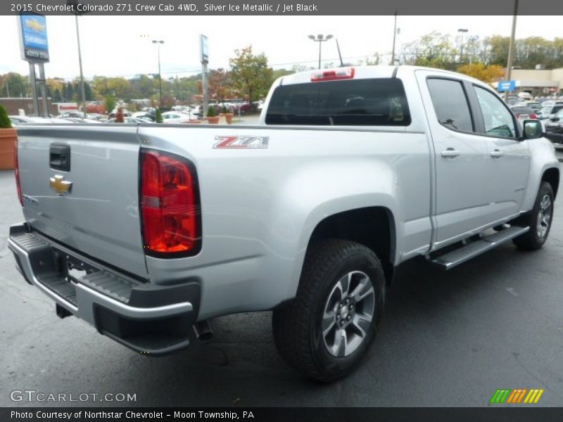 Silver Ice Metallic / Jet Black 2015 Chevrolet Colorado Z71 Crew Cab 4WD