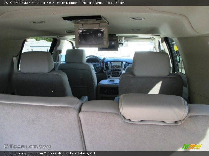 White Diamond Tricoat / Denali Cocoa/Shale 2015 GMC Yukon XL Denali 4WD