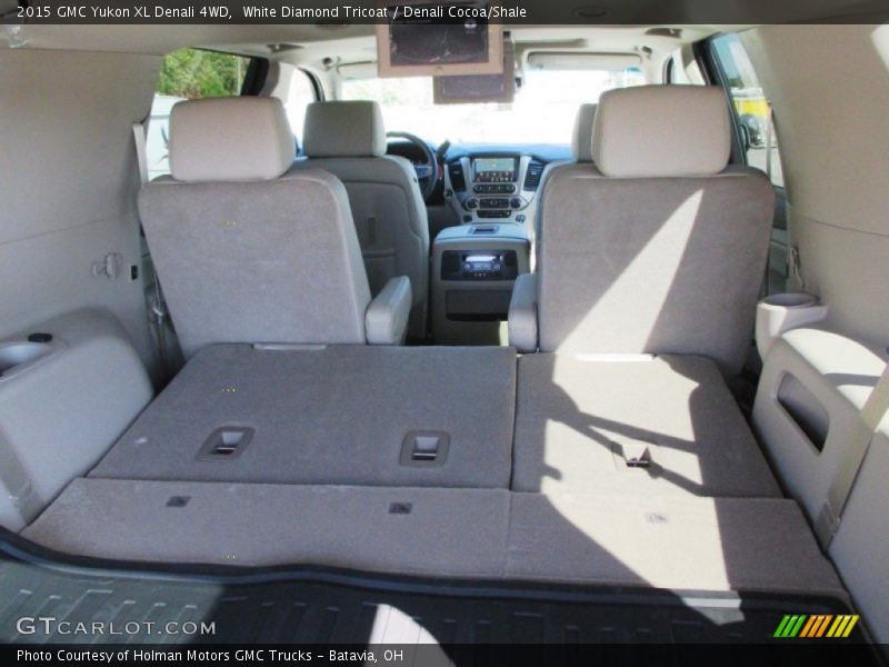 White Diamond Tricoat / Denali Cocoa/Shale 2015 GMC Yukon XL Denali 4WD