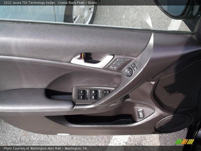 Crystal Black Pearl / Ebony 2012 Acura TSX Technology Sedan