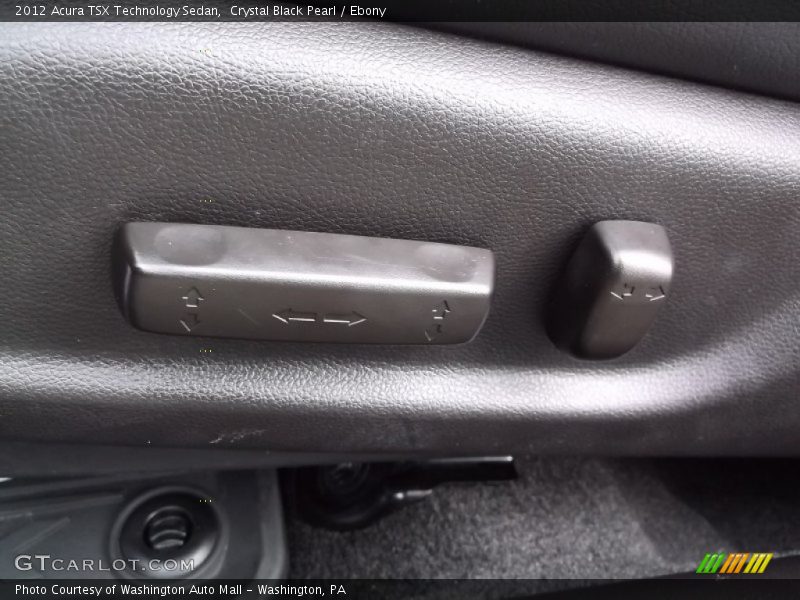 Crystal Black Pearl / Ebony 2012 Acura TSX Technology Sedan