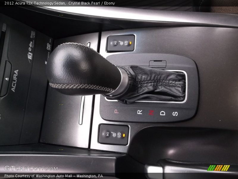 Crystal Black Pearl / Ebony 2012 Acura TSX Technology Sedan