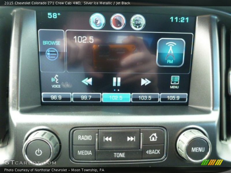 Controls of 2015 Colorado Z71 Crew Cab 4WD