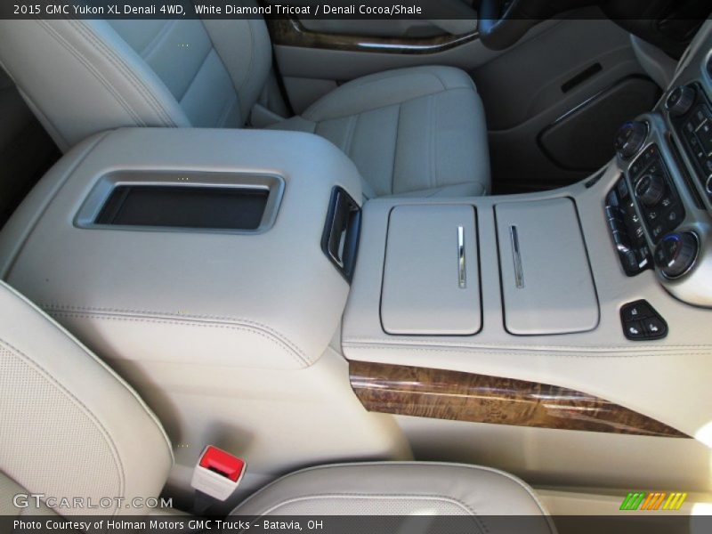White Diamond Tricoat / Denali Cocoa/Shale 2015 GMC Yukon XL Denali 4WD