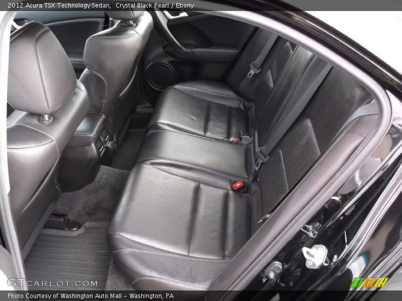 Crystal Black Pearl / Ebony 2012 Acura TSX Technology Sedan