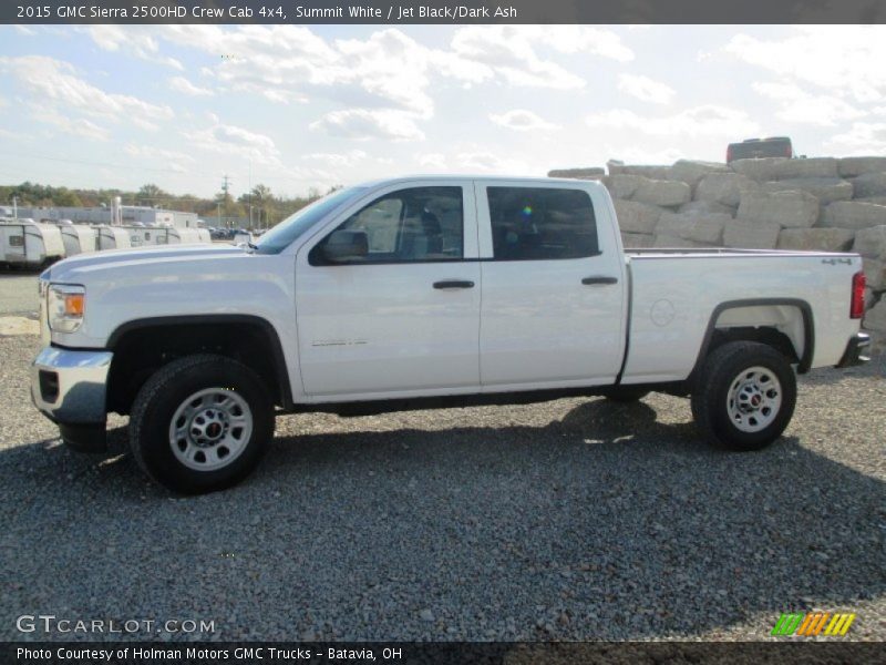 Summit White / Jet Black/Dark Ash 2015 GMC Sierra 2500HD Crew Cab 4x4