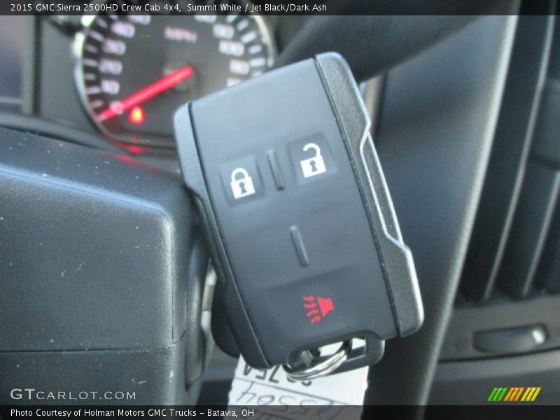 Summit White / Jet Black/Dark Ash 2015 GMC Sierra 2500HD Crew Cab 4x4