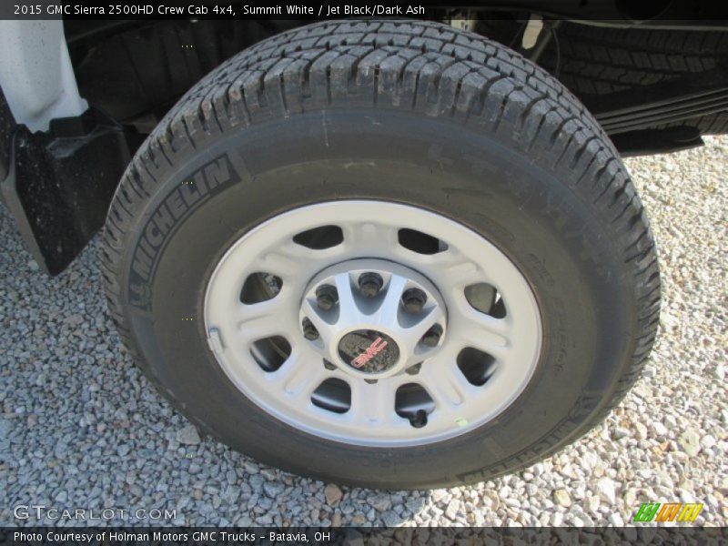 Summit White / Jet Black/Dark Ash 2015 GMC Sierra 2500HD Crew Cab 4x4
