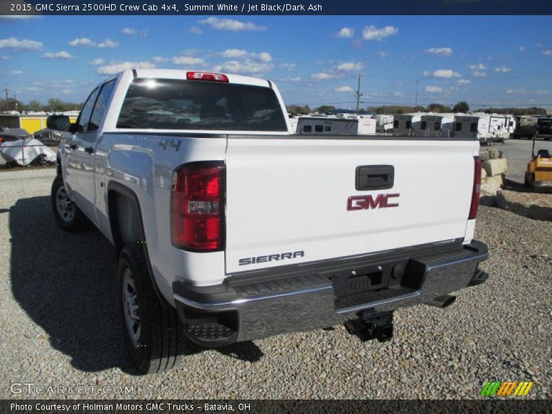 Summit White / Jet Black/Dark Ash 2015 GMC Sierra 2500HD Crew Cab 4x4