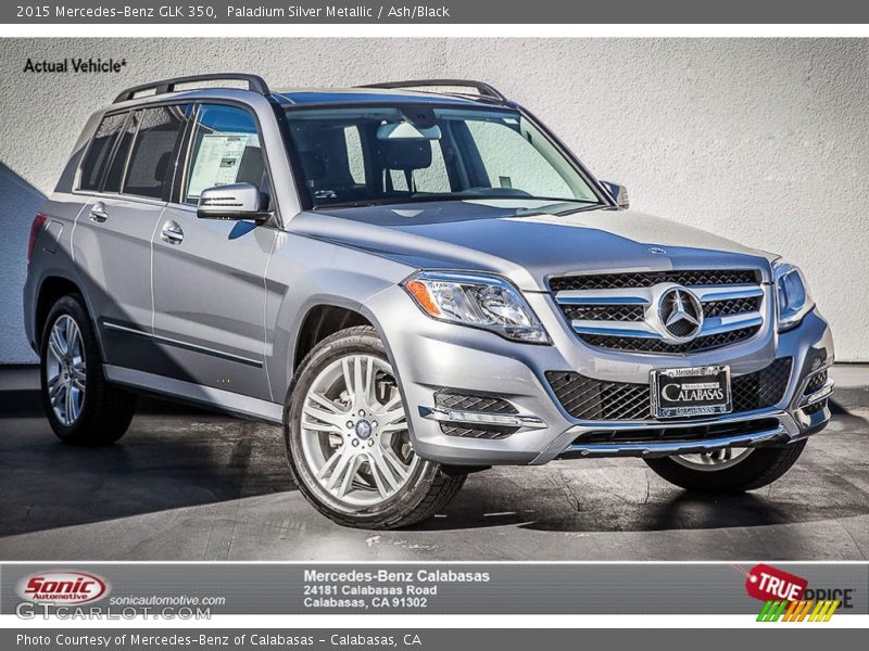 Paladium Silver Metallic / Ash/Black 2015 Mercedes-Benz GLK 350