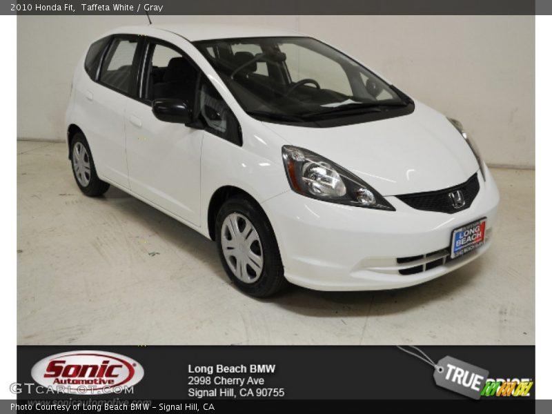 Taffeta White / Gray 2010 Honda Fit