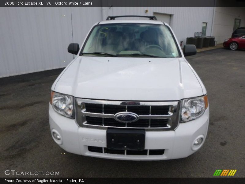 Oxford White / Camel 2008 Ford Escape XLT V6