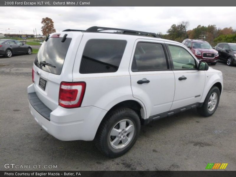 Oxford White / Camel 2008 Ford Escape XLT V6