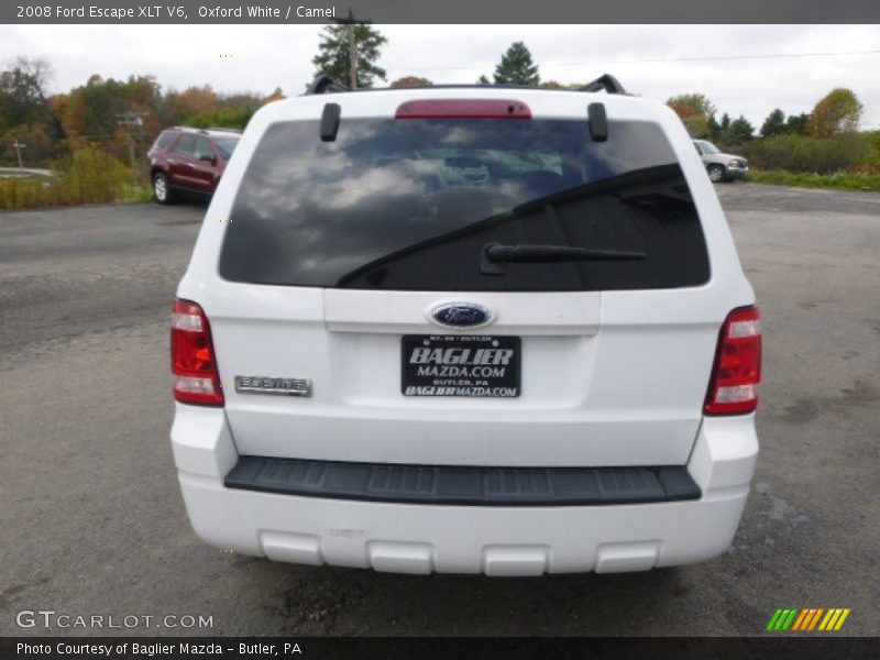 Oxford White / Camel 2008 Ford Escape XLT V6