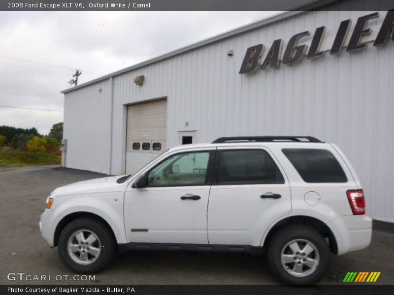 Oxford White / Camel 2008 Ford Escape XLT V6