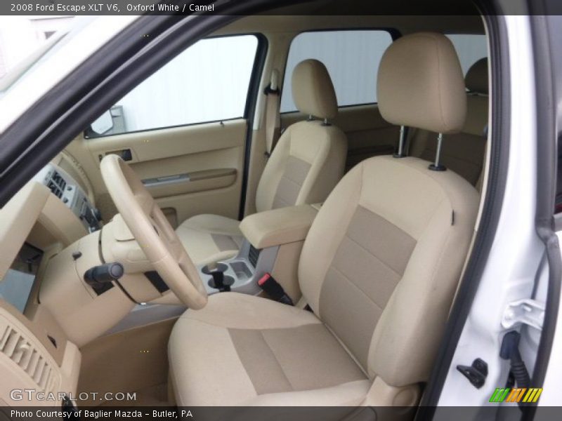 Oxford White / Camel 2008 Ford Escape XLT V6