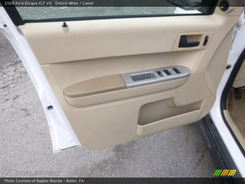 Oxford White / Camel 2008 Ford Escape XLT V6