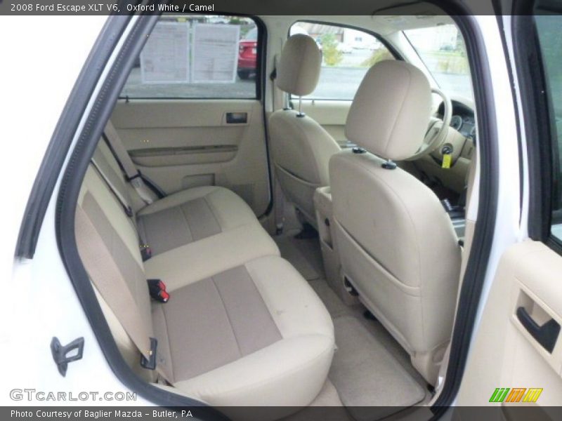 Oxford White / Camel 2008 Ford Escape XLT V6