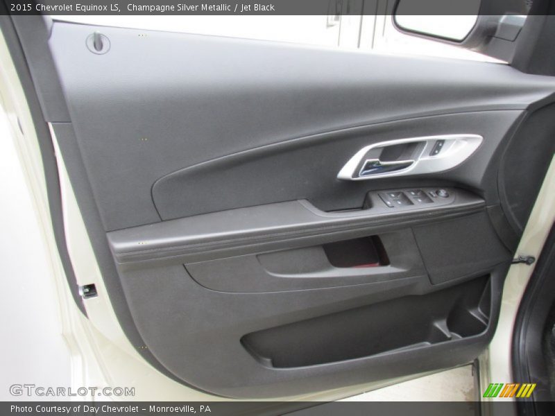 Champagne Silver Metallic / Jet Black 2015 Chevrolet Equinox LS
