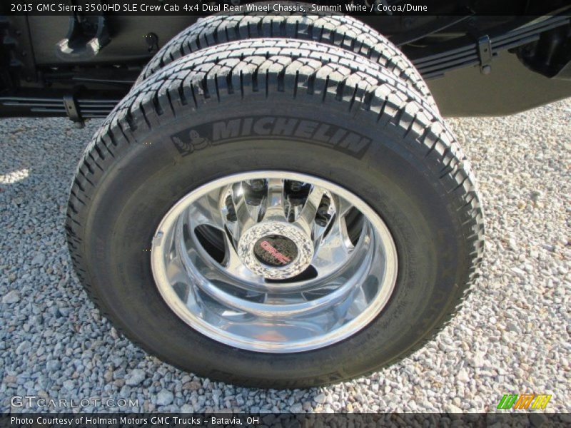  2015 Sierra 3500HD SLE Crew Cab 4x4 Dual Rear Wheel Chassis Wheel