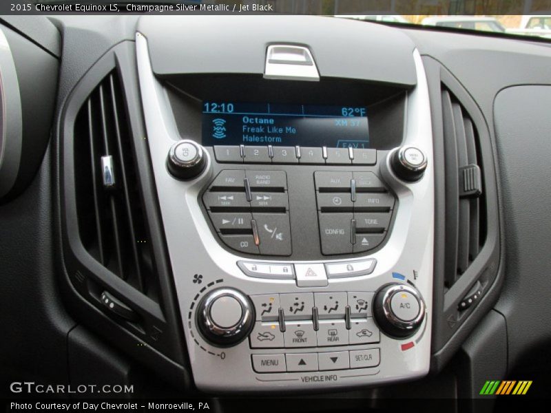 Champagne Silver Metallic / Jet Black 2015 Chevrolet Equinox LS