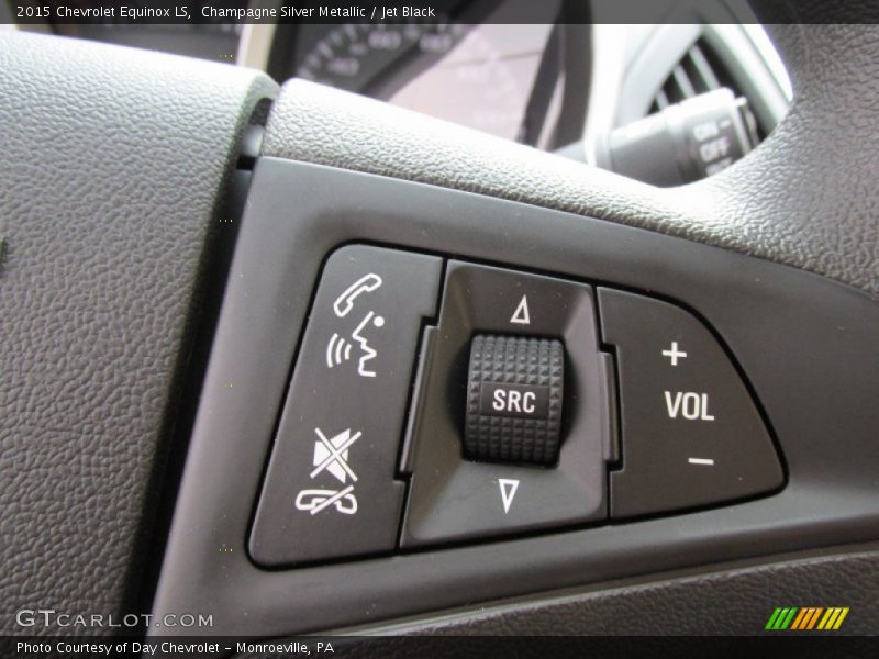 Champagne Silver Metallic / Jet Black 2015 Chevrolet Equinox LS