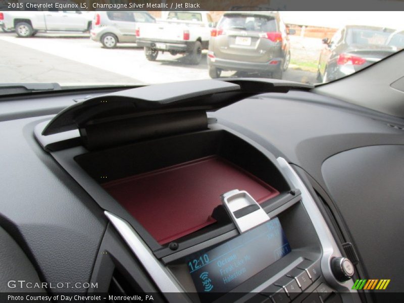 Champagne Silver Metallic / Jet Black 2015 Chevrolet Equinox LS