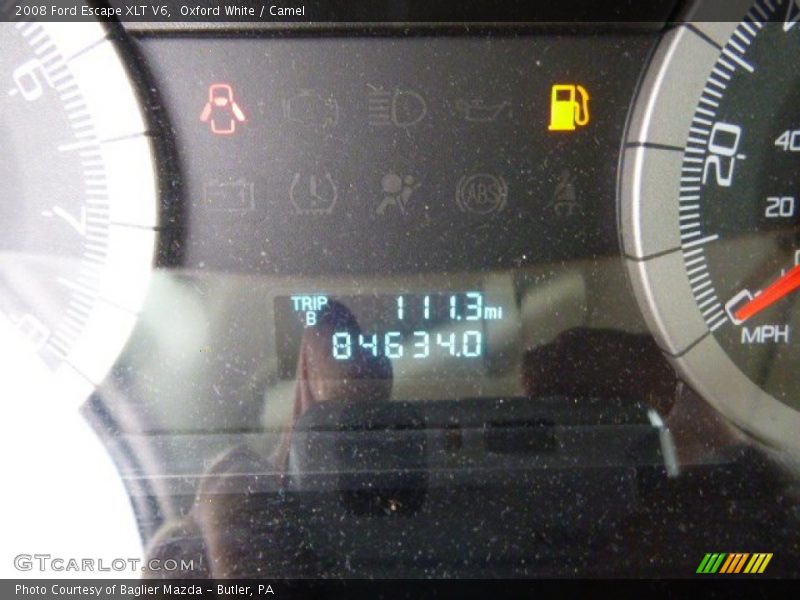 Oxford White / Camel 2008 Ford Escape XLT V6