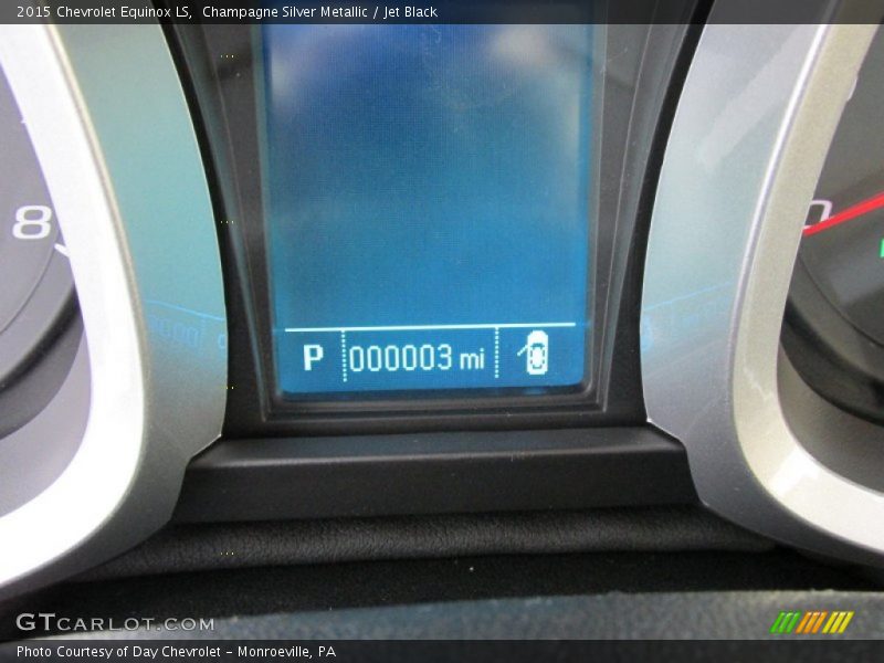 Champagne Silver Metallic / Jet Black 2015 Chevrolet Equinox LS