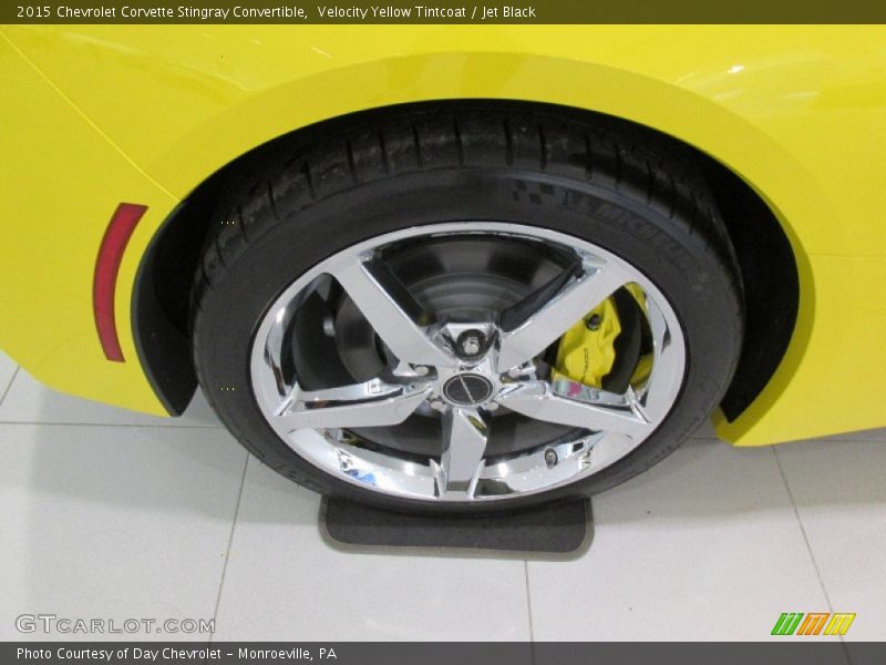Velocity Yellow Tintcoat / Jet Black 2015 Chevrolet Corvette Stingray Convertible