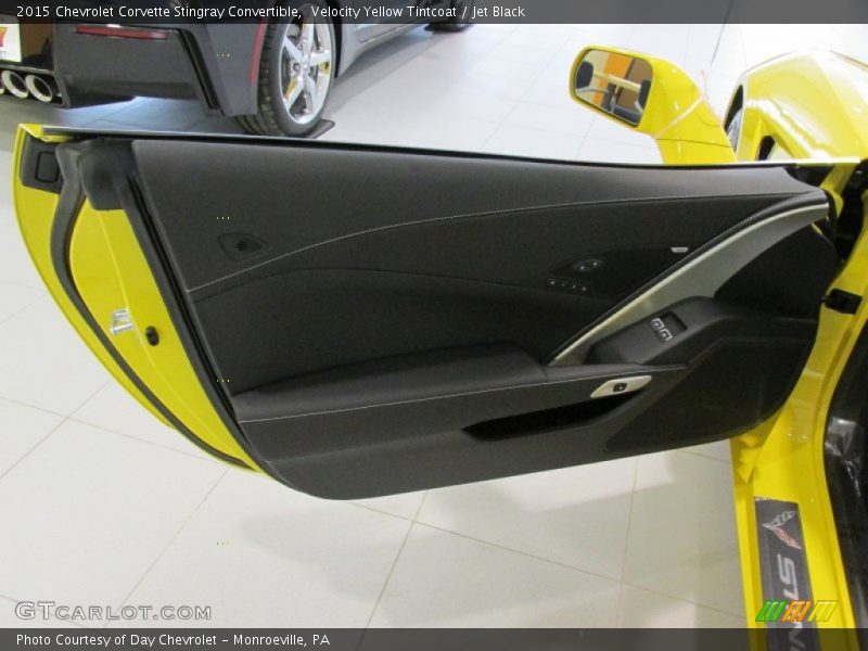 Velocity Yellow Tintcoat / Jet Black 2015 Chevrolet Corvette Stingray Convertible