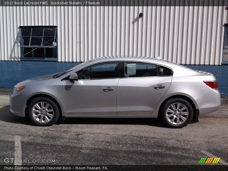 Quicksilver Metallic / Titanium 2012 Buick LaCrosse FWD