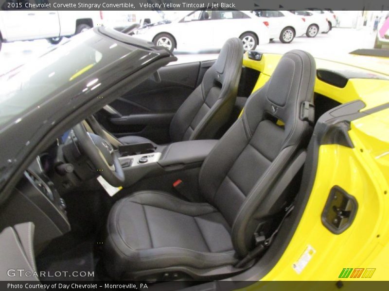 Velocity Yellow Tintcoat / Jet Black 2015 Chevrolet Corvette Stingray Convertible