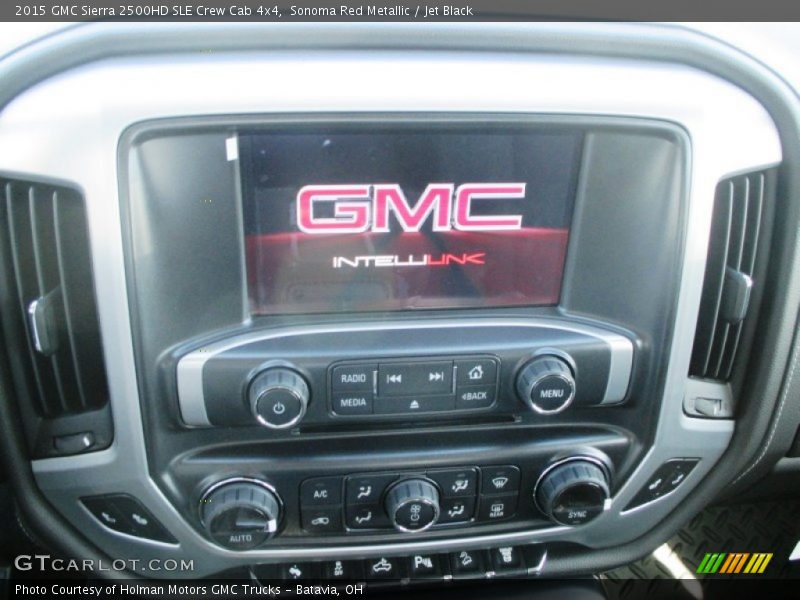 Sonoma Red Metallic / Jet Black 2015 GMC Sierra 2500HD SLE Crew Cab 4x4
