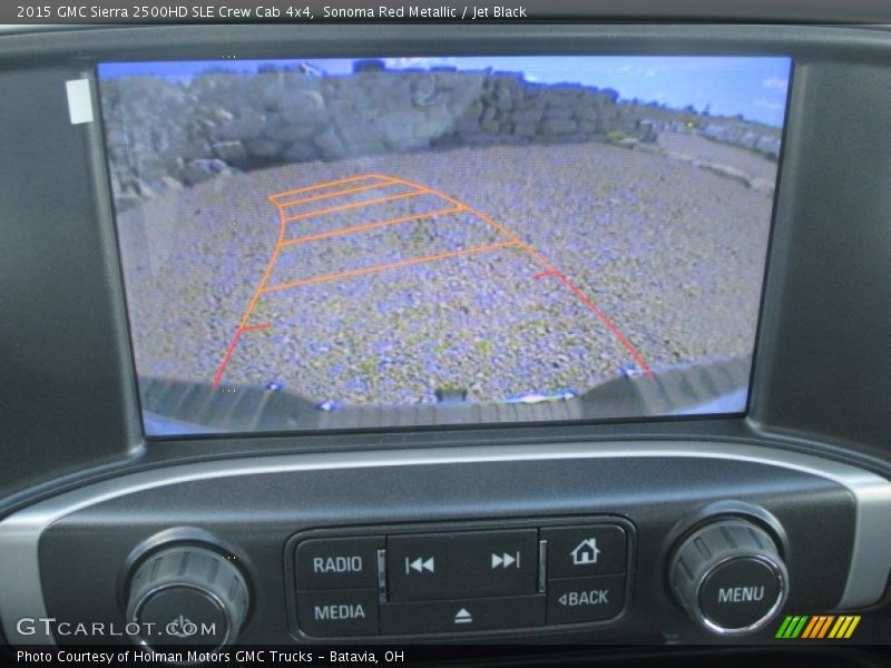 Sonoma Red Metallic / Jet Black 2015 GMC Sierra 2500HD SLE Crew Cab 4x4