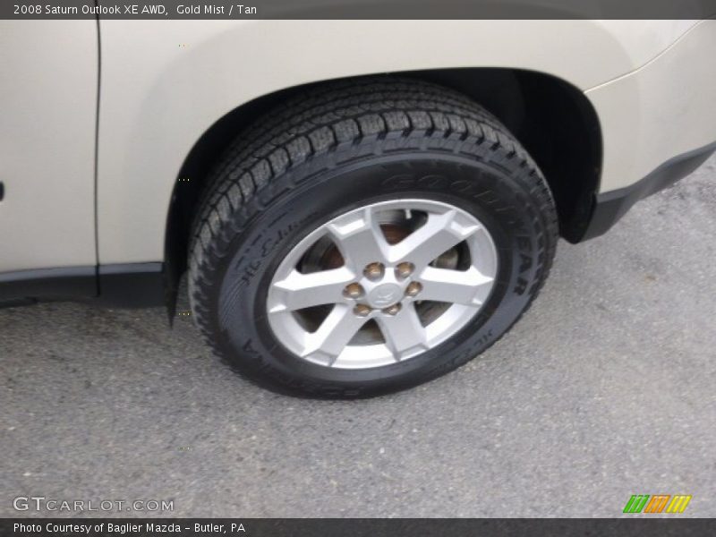 Gold Mist / Tan 2008 Saturn Outlook XE AWD