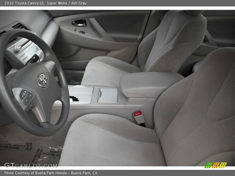 Super White / Ash Gray 2010 Toyota Camry LE