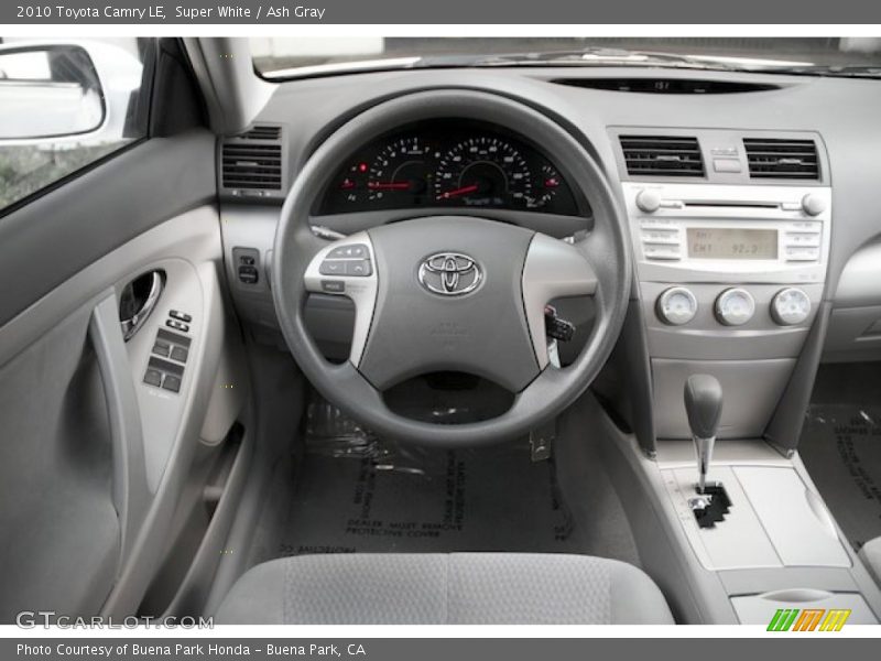 Super White / Ash Gray 2010 Toyota Camry LE