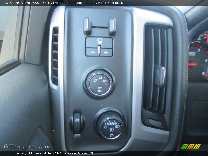 Sonoma Red Metallic / Jet Black 2015 GMC Sierra 2500HD SLE Crew Cab 4x4