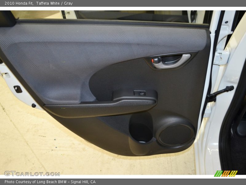 Taffeta White / Gray 2010 Honda Fit