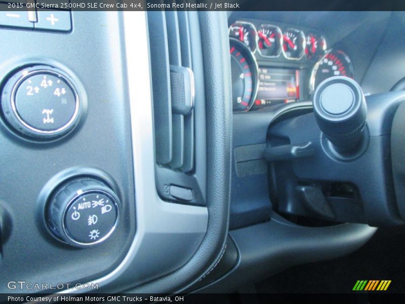 Sonoma Red Metallic / Jet Black 2015 GMC Sierra 2500HD SLE Crew Cab 4x4