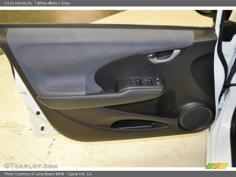 Taffeta White / Gray 2010 Honda Fit